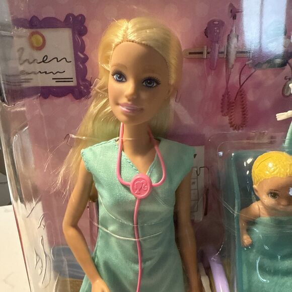 Barbie You Can Be Anything Baby Doctor 2 Babies New In Box Factory Sealed 2019 - Picture 2 of 8